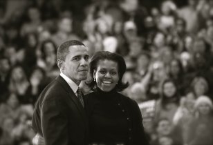 Barack mit Frau Michelle · © wikipedia.de