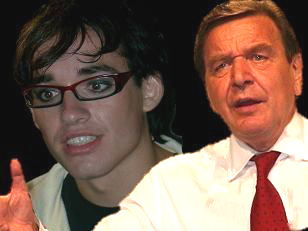 Foto: Philipp G. (D.Küblböck) · Alexander Blum (G.Schröder)